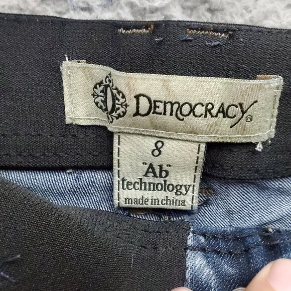 Democracy Jeans Womens 8 Blue Skinny Ab Technology Stretch Denim - Picture 2 of 9